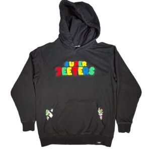 Super Jeeters Small Black Hoodie